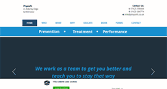 Desktop Screenshot of physiofit.co.uk
