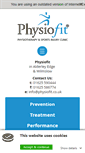 Mobile Screenshot of physiofit.co.uk